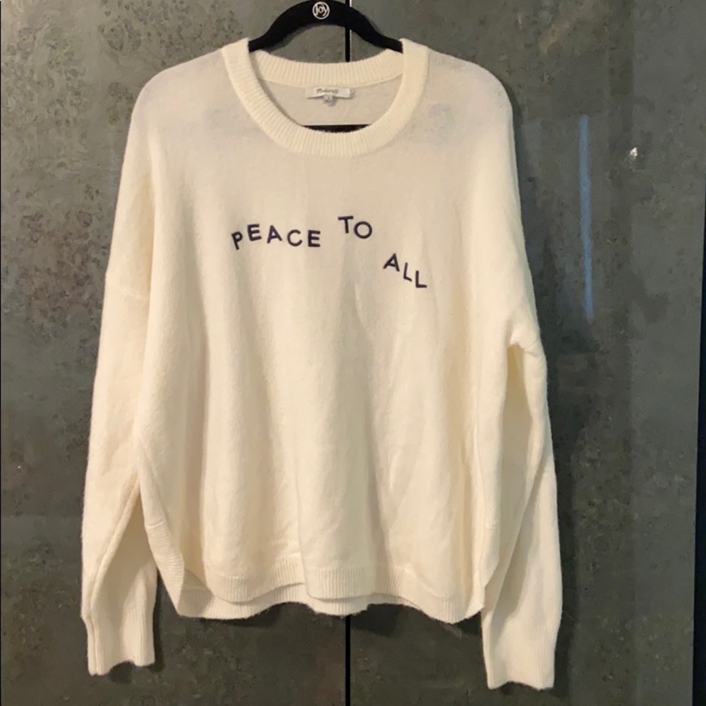 Madewell Peace to All Sweater